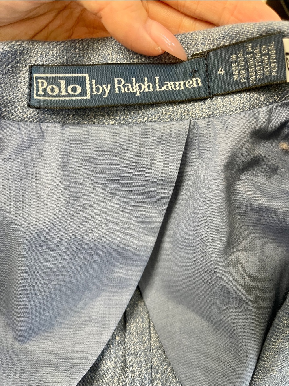 Ralph Lauren Suit Set - Blazer & Trousers Size 4 (Actual Set in photo 3 >) - Picture 11 of 17